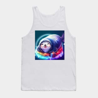 Cute Seal Drawing Tank Top